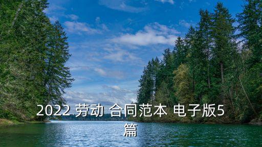勞動合同的電子版,2023年勞動合同電子版免費