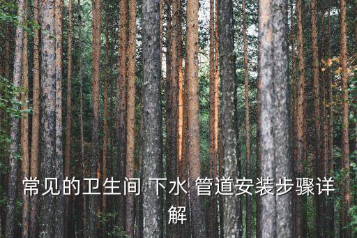 下水管道