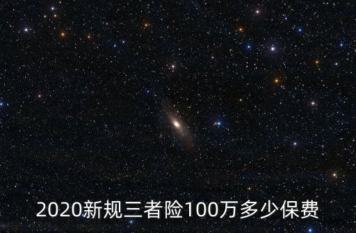 2020新規(guī)三者險(xiǎn)100萬多少保費(fèi)