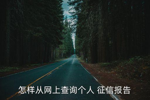 個(gè)人征信