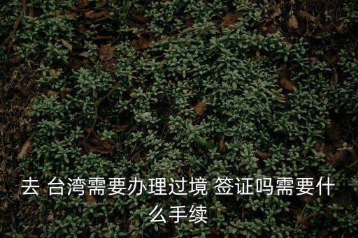 臺(tái)灣簽證