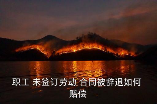 職工 未簽訂勞動 合同被辭退如何 賠償