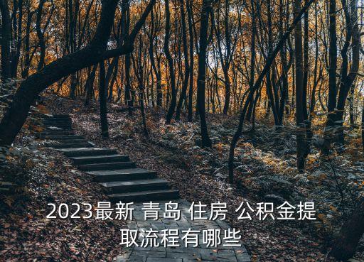 2023最新 青島 住房 公積金提取流程有哪些