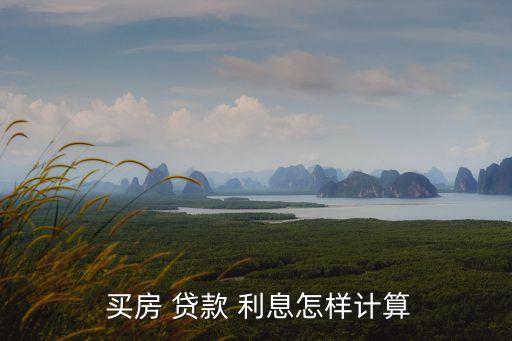 貸款買(mǎi)房利息怎么算,用住房公積金貸款買(mǎi)房利息怎么算