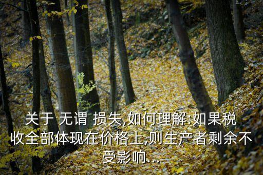 無謂損失