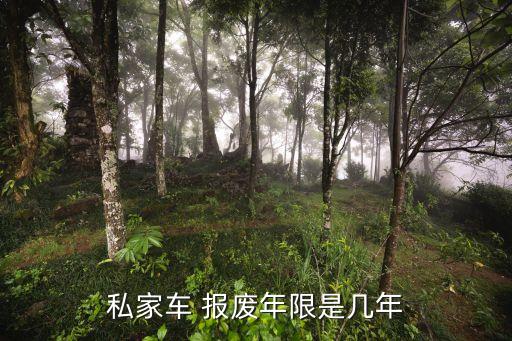 車子開多少年報廢,車輛報廢