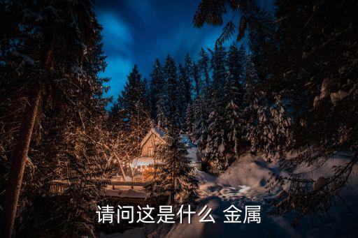 請問這是什么 金屬