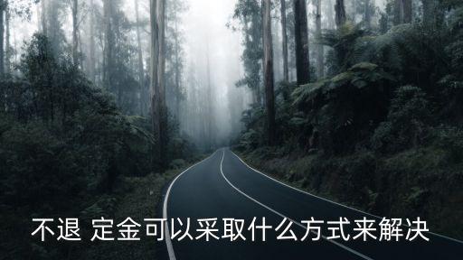 定金不給退款怎么處理,定金超過20%怎么處理