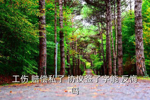 簽完賠償協(xié)議可以反悔,賠償協(xié)議簽完字了發(fā)現(xiàn)有問題