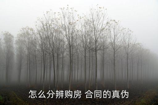 怎么分辨購房 合同的真?zhèn)? class=