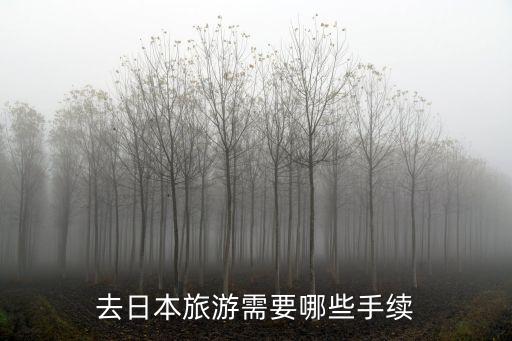 去日本旅游需要哪些手續(xù)