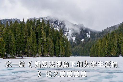 婚姻法比較好寫的論文,法考婚姻法誰講的比較好