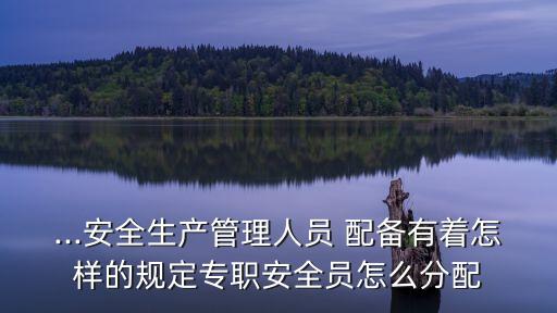 ...安全生產(chǎn)管理人員 配備有著怎樣的規(guī)定專職安全員怎么分配