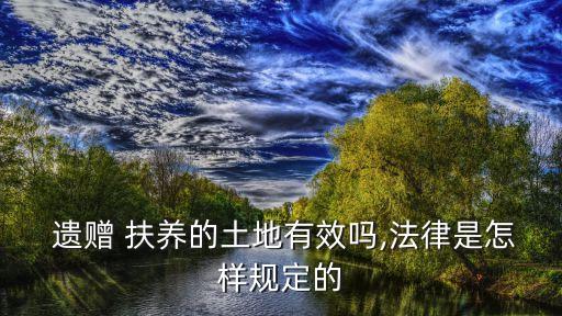 遺贈扶養(yǎng)協(xié)議怎樣有效,遺贈協(xié)議書怎么寫有效