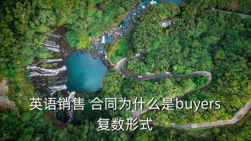 英語銷售 合同為什么是buyers復(fù)數(shù)形式