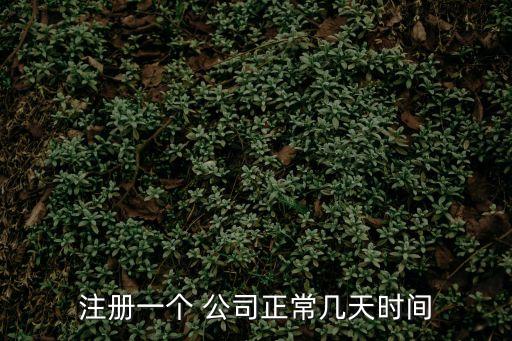 注冊公司要多久,深圳注冊公司要多久