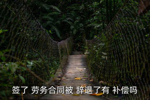 勞務(wù)協(xié)議被辭退有沒有補償,勞務(wù)外包工被辭退有哪些補償