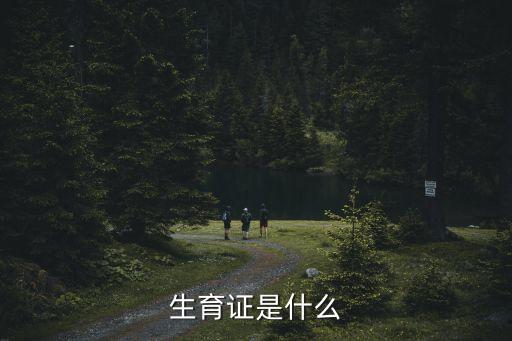 生育證是什么