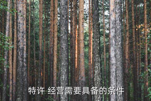 特許經(jīng)營(yíng)
