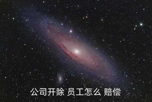 公司開除 員工怎么 賠償