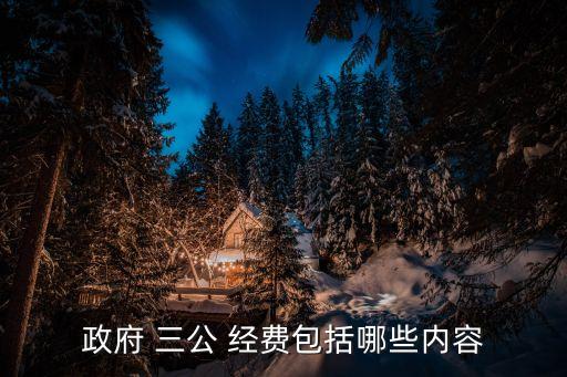 三公經(jīng)費(fèi)是哪三公,三重一大是指什么