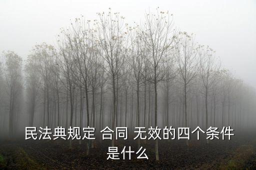 民法典合同法無效合同規(guī)定,新的合同法對無效合同的規(guī)定