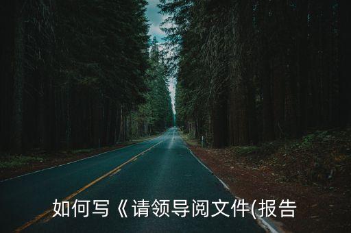 呈閱件