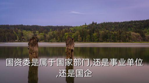 國資委是屬于國家部門,還是事業(yè)單位,還是國企