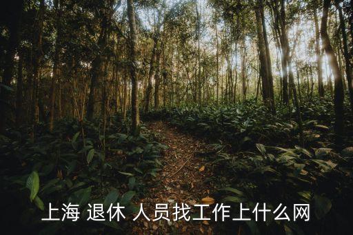 上海 退休 人員找工作上什么網(wǎng)