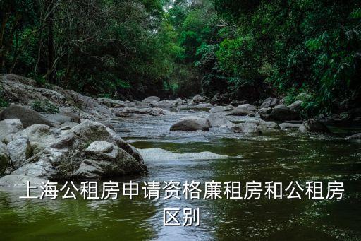  上海公租房申請資格廉租房和公租房區(qū)別