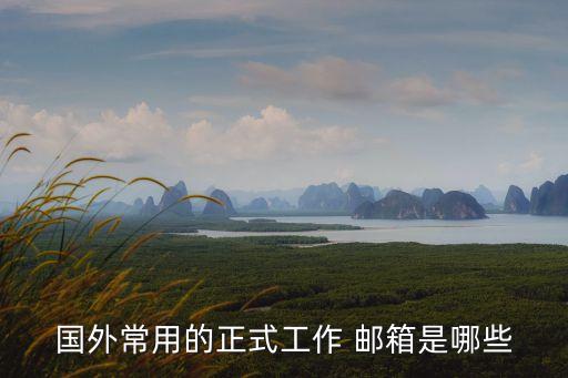 國外常用的正式工作 郵箱是哪些