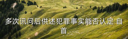 準自首