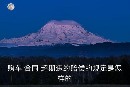 超期合同違反什么法律條文