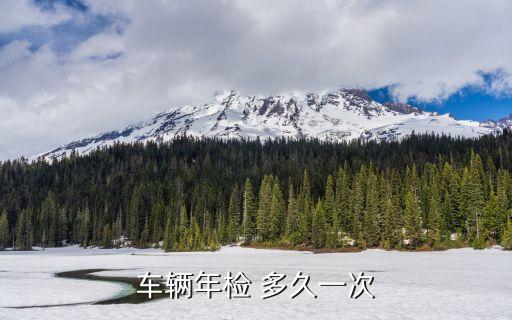 車輛年檢 多久一次