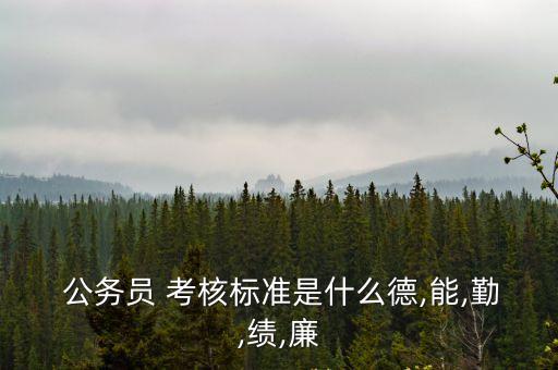 公務(wù)員考核