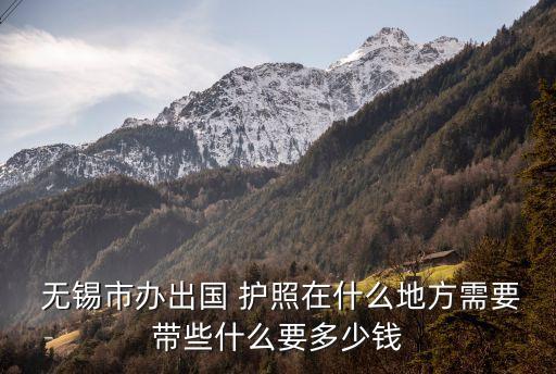  無錫市辦出國 護照在什么地方需要帶些什么要多少錢