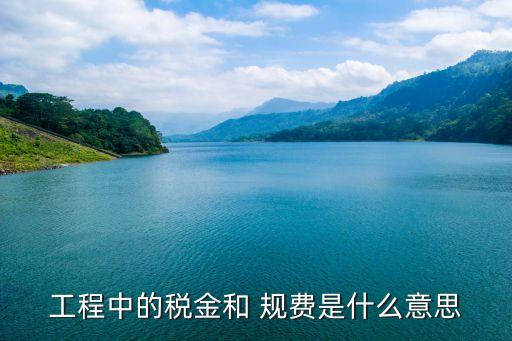 規(guī)費