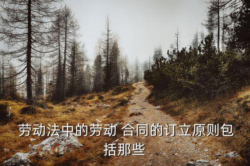 勞動(dòng)法規(guī)定合同簽訂,最簡(jiǎn)單的勞動(dòng)用工合同