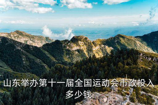 山東舉辦第十一屆全國運(yùn)動會市政投入多少錢