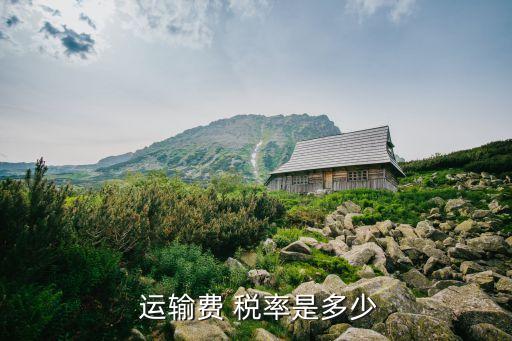 運(yùn)輸服務(wù)稅率,國(guó)內(nèi)道路貨物運(yùn)輸服務(wù)稅率