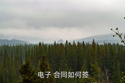 電子合同怎么簽,法大大電子合同怎么簽
