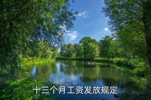 十三個(gè)月工資發(fā)放規(guī)定