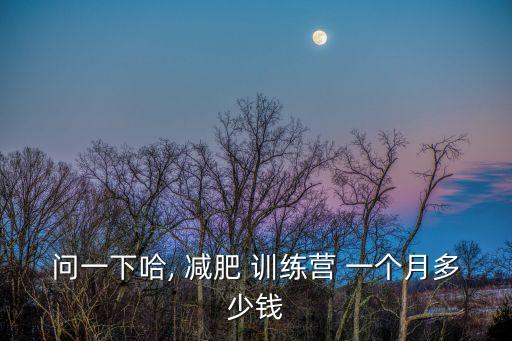 減肥訓(xùn)練營多少錢一個月,封閉式減肥訓(xùn)練營多少錢一個月