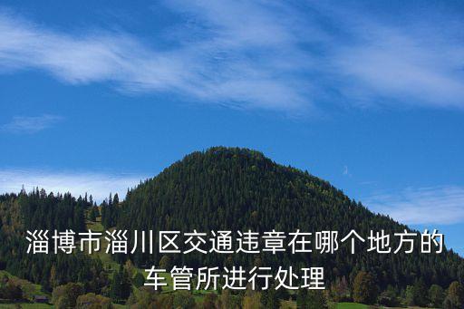  淄博市淄川區(qū)交通違章在哪個(gè)地方的 車管所進(jìn)行處理