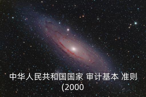 審計(jì)準(zhǔn)則