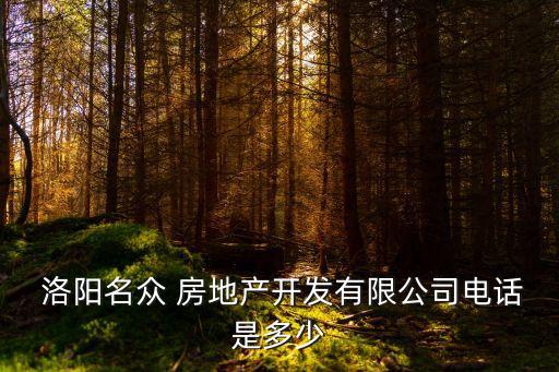 洛陽(yáng)房地產(chǎn)