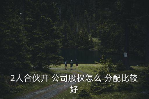 2人合伙開 公司股權怎么 分配比較好