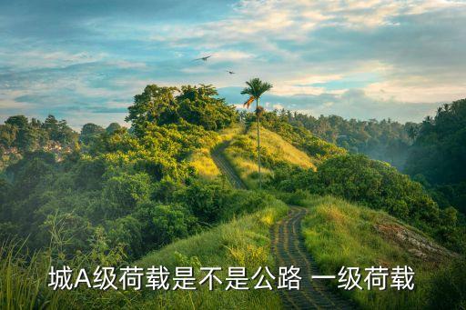 城A級(jí)荷載是不是公路 一級(jí)荷載