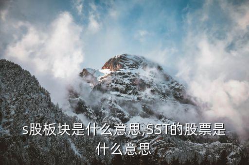 s股,a股是什么意思