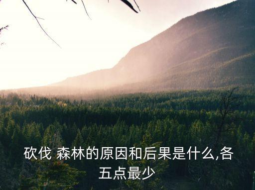 森林砍伐